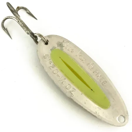 Blue Fox Pixee UV Cucharilla, Níquel Martillado, 7g, Hueva Amarilla, #5651