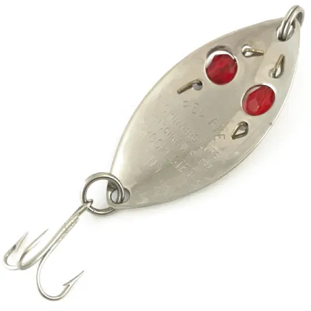 Hofschneider Red Eye Cucharilla, Níquel / Azul / Rojo, 6,5g, #5658