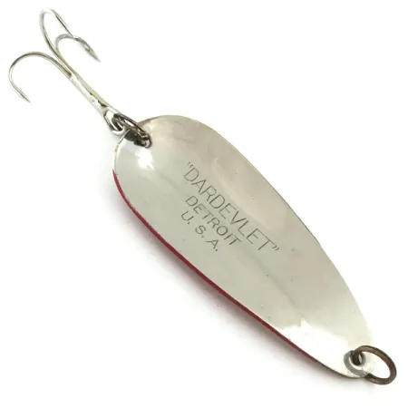 Dardevle Dardevlet Cucharilla, Rojo/Blanco/Níquel, 21g, Lance, #5667