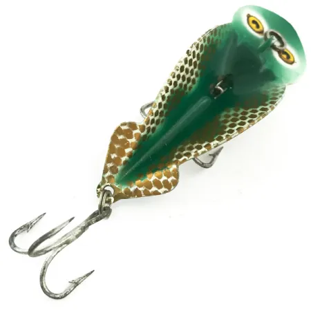 Señuelo Buck Perry Spoonplug, Verde/Blanco/Oro/Rojo, 7g, Estructura, #5670