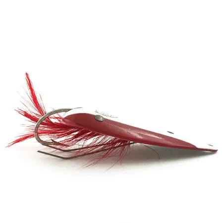 Cuchara Eppinger Weedless Dardevle Dardevlet, Rojo/Blanco/Níquel, 21g, #5680