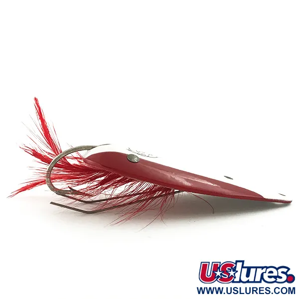 Cuchara Eppinger Weedless Dardevle Dardevlet, Rojo/Blanco/Níquel, 21g, #5680