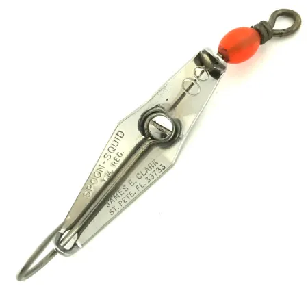James E. Clark Clark Spoon Cucharilla, Níquel/Rojo, 5g, Antihierba, #5685