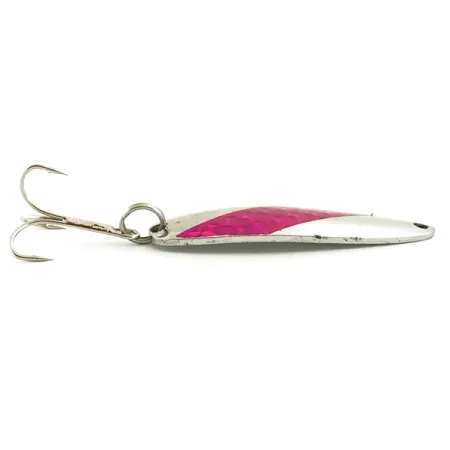 Cucharilla Gator, Níquel / Holograma Rosa, 16g, Acero Inox, #5688