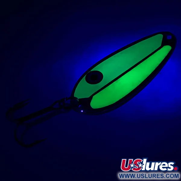 Pro King Pro Spoon Cucharilla, Amarillo/Verde/Níquel, 8,5g, Glow, #5690