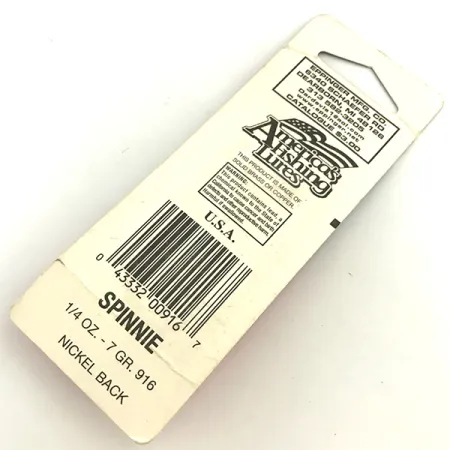 Eppinger Dardevle Cucharilla, Rojo / Blanco / Níquel, 7g, Dorso Níquel, #5692