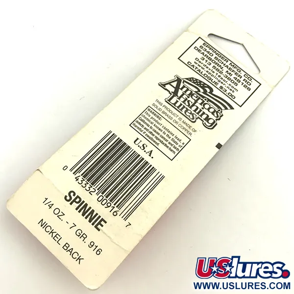 Eppinger Dardevle Cucharilla, Rojo / Blanco / Níquel, 7g, Dorso Níquel, #5692