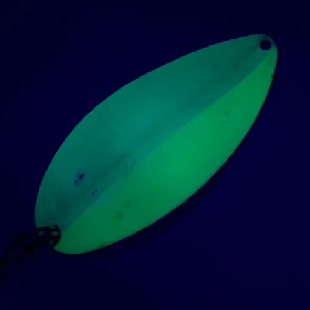 Cucharilla TODDCO Main liner Glow UV, Blanco/Amarillo/Níquel, 21g, UV, #5698