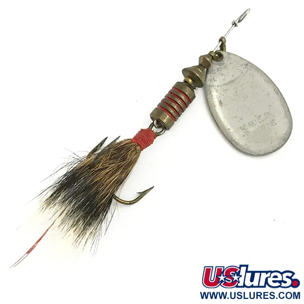 Mepps Aglia 3 Cucharilla, Plata, 7,3g, Pelo de ardilla, #5702