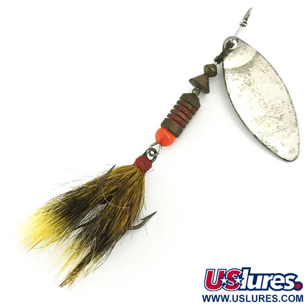 Mepps Aglia Long 2 Dressed Cucharilla, Plata, 7,3g, Cola Ardilla #5704