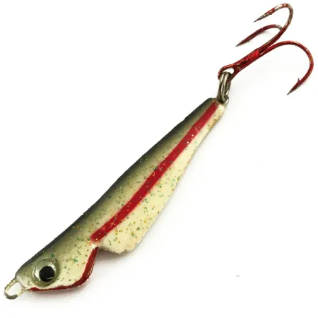 Hildebrandt Slab Master Red tail Jig, Oro/Rojo, 9g, UV, #5712
