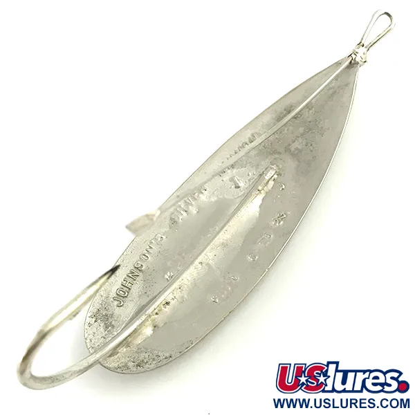 Cucharilla Weedless Johnson Silver Minnow, Plata, 21g, Antialgas, #5713