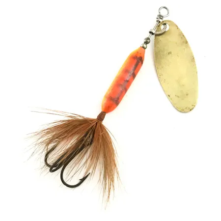 Worden’s Original Rooster Tail 4 Cucharilla, Gold/Orange, 8g, #5723