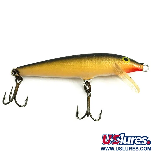 Rapala Original Floater Señuelo, Gold, 4g, Madera de Balsa, #5742