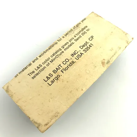 L&S Bait Company MirrOlure Bass-master Walker, Rojo/Plata, 14g, #5744