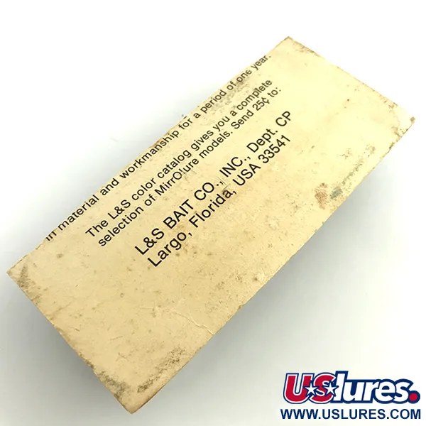 L&S Bait Company MirrOlure Bass-master Walker, Rojo/Plata, 14g, #5744