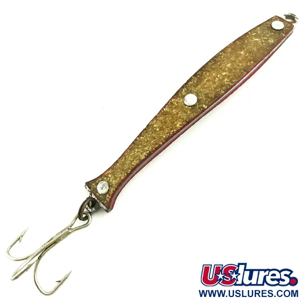 Sparky Jr. Spoon Sparkling Minnow Cucharilla, Oro/Rojo, 14g, #5751