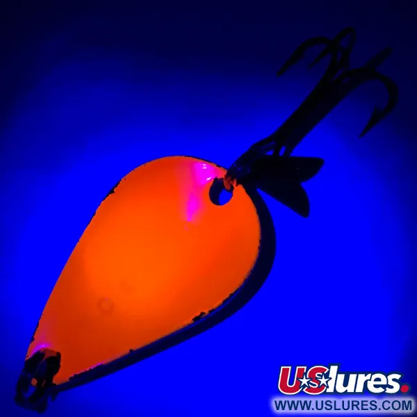 Acme K.O. Wobbler UV Cucharilla, Oro / Naranja, 7g, Sonic Flipper #5758