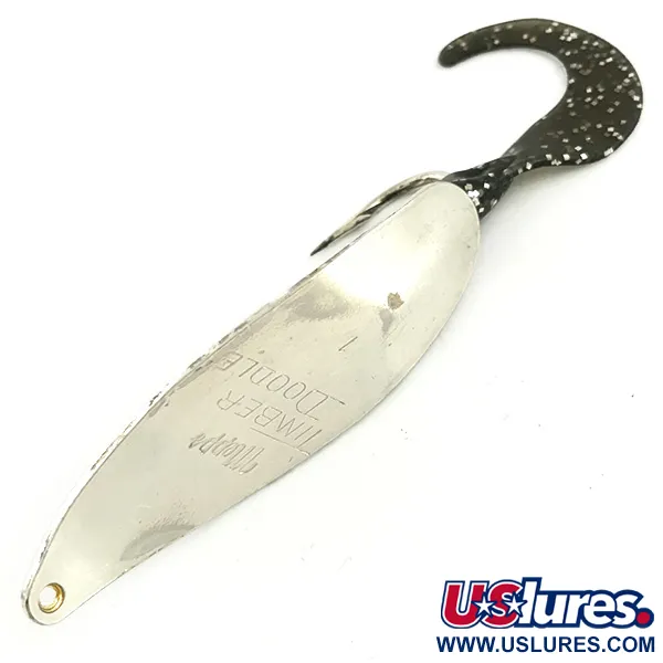 Mepps Timber Doodle 1 Cucharilla, Plateado, 12g, Antialgas, #5773