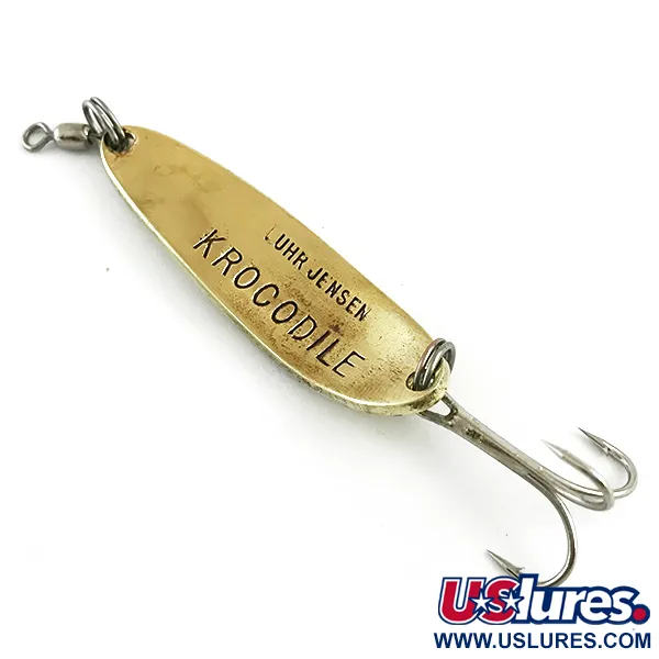 Luhr Jensen Krocodile Die #3 Cuchara, Oro, 14g, Profundidad, #5781