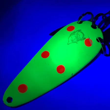 Eppinger Dardevle Imp Klicker UV Cucharilla, Amarillo/Rojo/Níquel, 11g, #5788