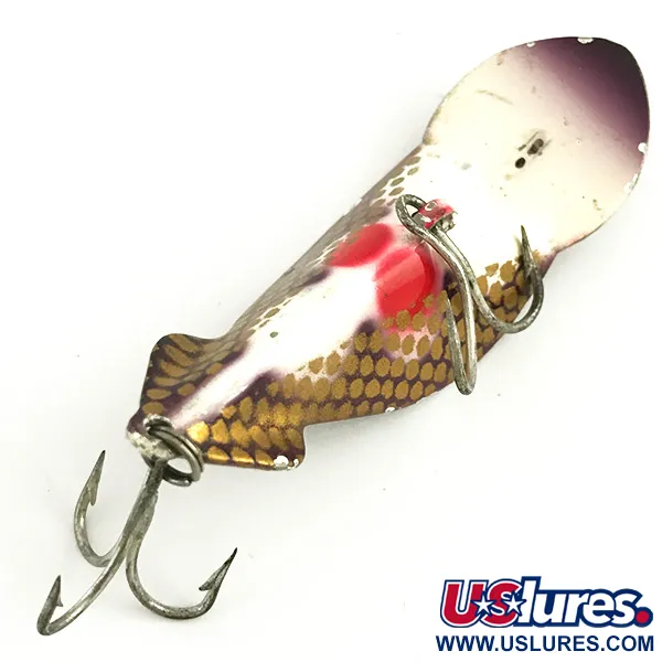 Buck Perry Spoonplug Señuelo, Morado-Marrón, 7g, Profundizador, #5789