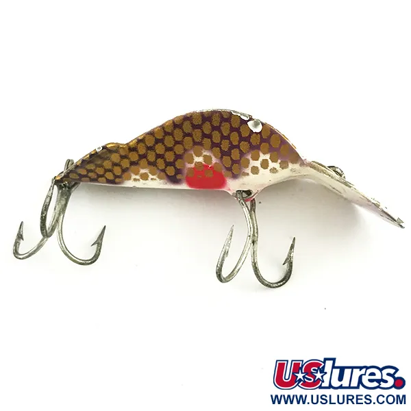 Buck Perry Spoonplug Señuelo, Morado-Marrón, 7g, Profundizador, #5789