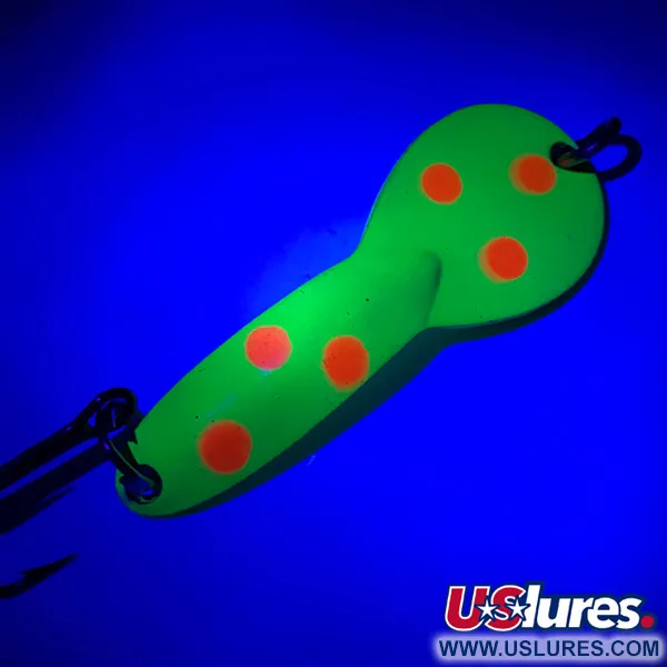 Glen Evans Loco 2 UV Cucharilla, Amarillo/Rojo/Níquel, 7g, UV, #5790