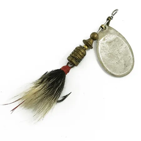 Mepps Aglia 3 dressed Cucharilla, Plata, 7,3g, Pelo natural, #5830