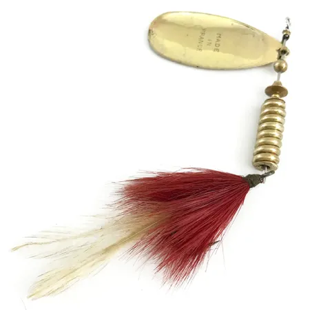 Mepps Comet 5 Cucharilla 1960s, Oro, 14g, Anzuelo intercambiable, #5843