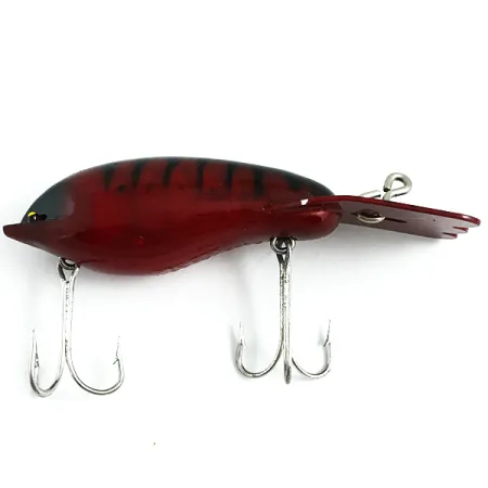 Fred Arbogast Mud Bug Señuelo, Rojo Oscuro, 14g, Babero Metal, #5863