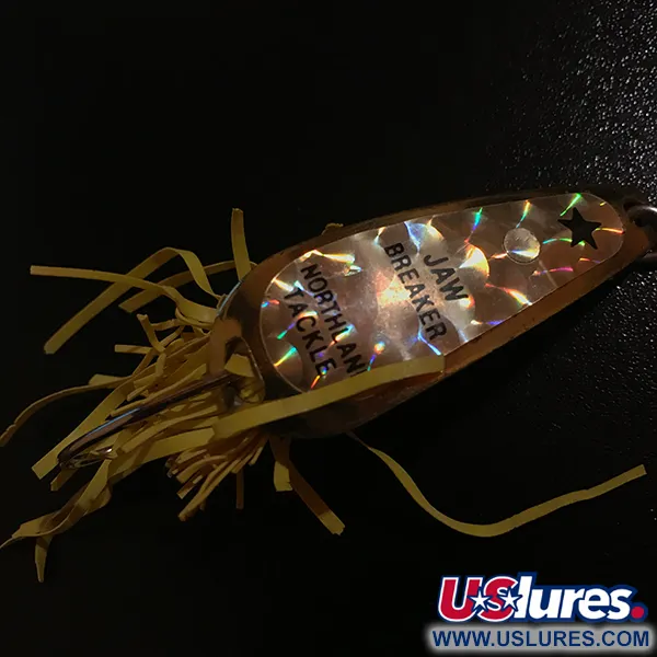 Northland Jaw-Breaker Cucharilla, Oro, 15,5g, Skirt Amarillo, #5865