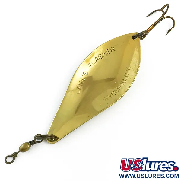 Lanes Tackle & Bait Lane's Flasher Cucharilla, Latón, 19g, Vintage, #5869