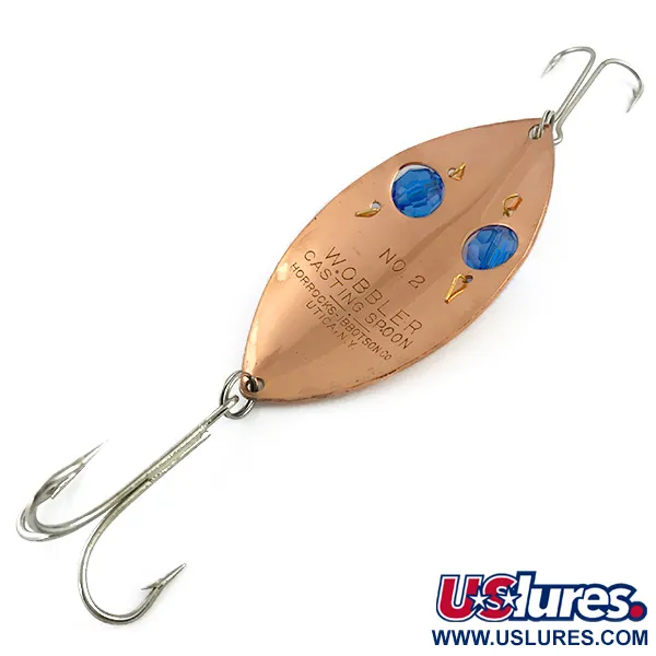 Horrocks-Ibbotson Wobbler Cucharilla, Cobre / Azul, 23g, Cuentas, #5870