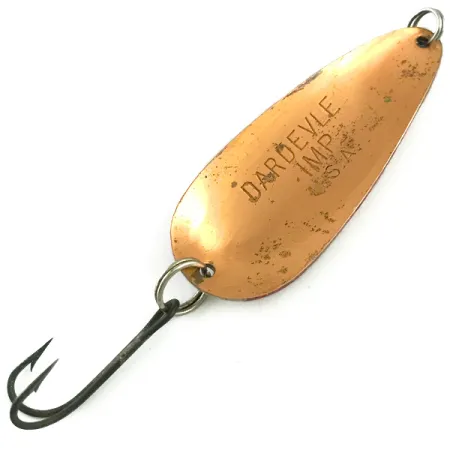 Eppinger Dardevle Imp Cucharilla, Rojo/Blanco/Cobre, 11g, Cobre, #5873