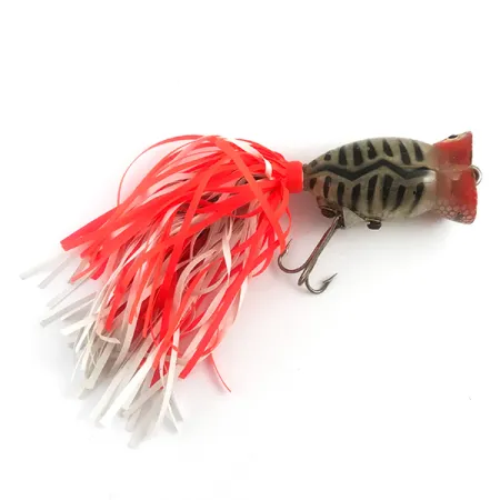 Herter's Indian Dancer, Rojo / Negro / Gris, 9g, Popper #5879