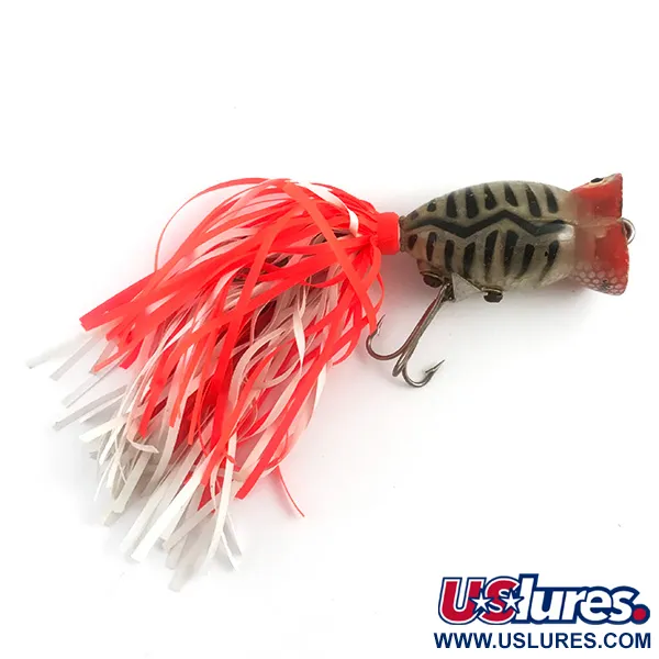 Herter's Indian Dancer, Rojo / Negro / Gris, 9g, Popper #5879