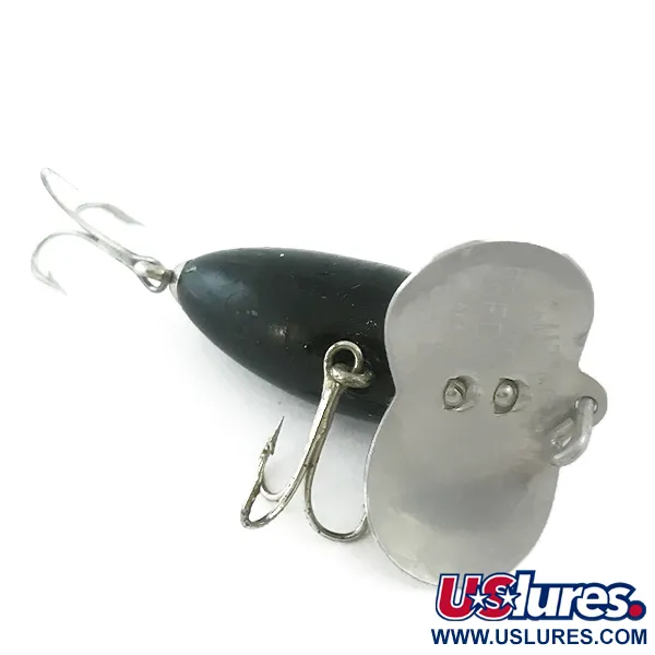 Fred Arbogast Jitterbug Señuelo Superficie, Negro, 7g, Vintage, #5880