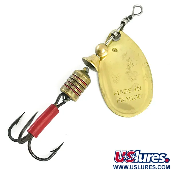 Mepps Aglia 2 Cucharilla, Oro, 4,5g, Cuerpo latón, #5899