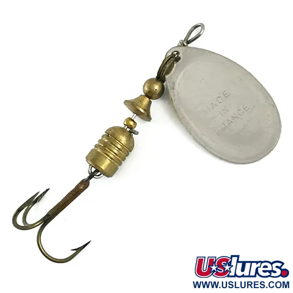 Mepps Aglia 2 (1950s) Cucharilla, Plata, 4,5g, British Patent, #5906