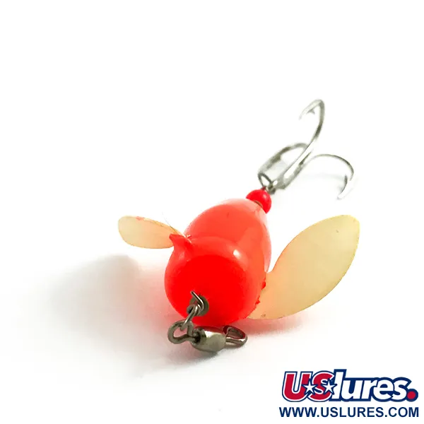 Shur Strike Spin-n-Glo Señuelo, Blanco/Rosa, 2g, Cuerpo Alado, #5911