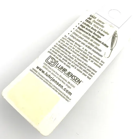 Luhr Jensen Crippled Herring Cucharilla, Plata / Azul, 21g, #5920