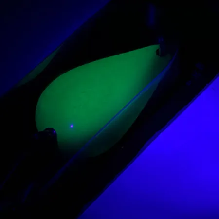 Acme K.O. Wobbler UV Cucharilla, Amarillo/Verde/Níquel, 21g, #5923