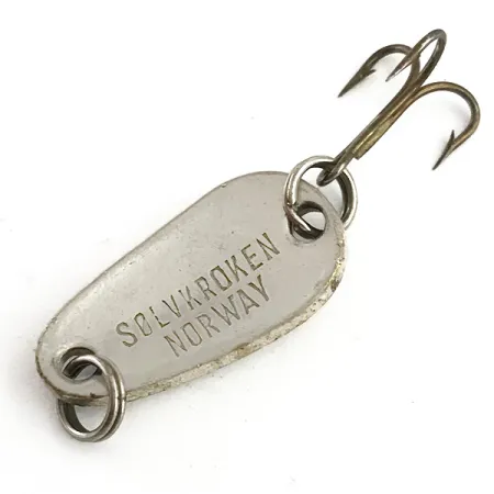 Sølvkroken Spesial Classic Cucharilla, Plata/Rojo, 4g, Vintage, #5934