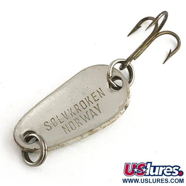 Sølvkroken Spesial Classic Cucharilla, Plata/Rojo, 4g, Vintage, #5934