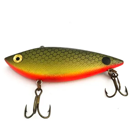 Cotton Cordell TH Spot UV Lipless Crankbait, Verde/Naranja, 14g, UV, #5935