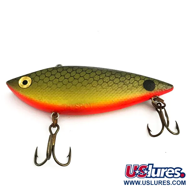 Cotton Cordell TH Spot UV Lipless Crankbait, Verde/Naranja, 14g, UV, #5935
