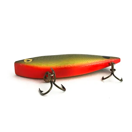 Cotton Cordell TH Spot UV Lipless Crankbait, Verde/Naranja, 14g, UV, #5935
