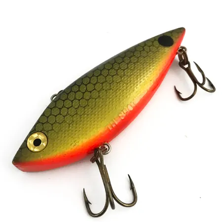 Cotton Cordell TH Spot UV Lipless Crankbait, Verde/Naranja, 14g, UV, #5935