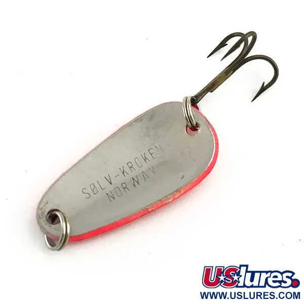 Cucharilla Sølvkroken Spesial Classic UV, Rojo UV, 7g, UV reactiva, #12346